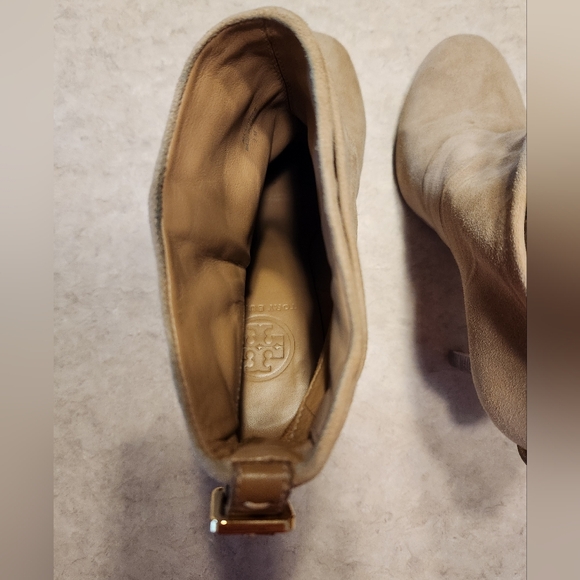 Tory Burch Suede Buckle Ankle Booties - Picture 6 of 11